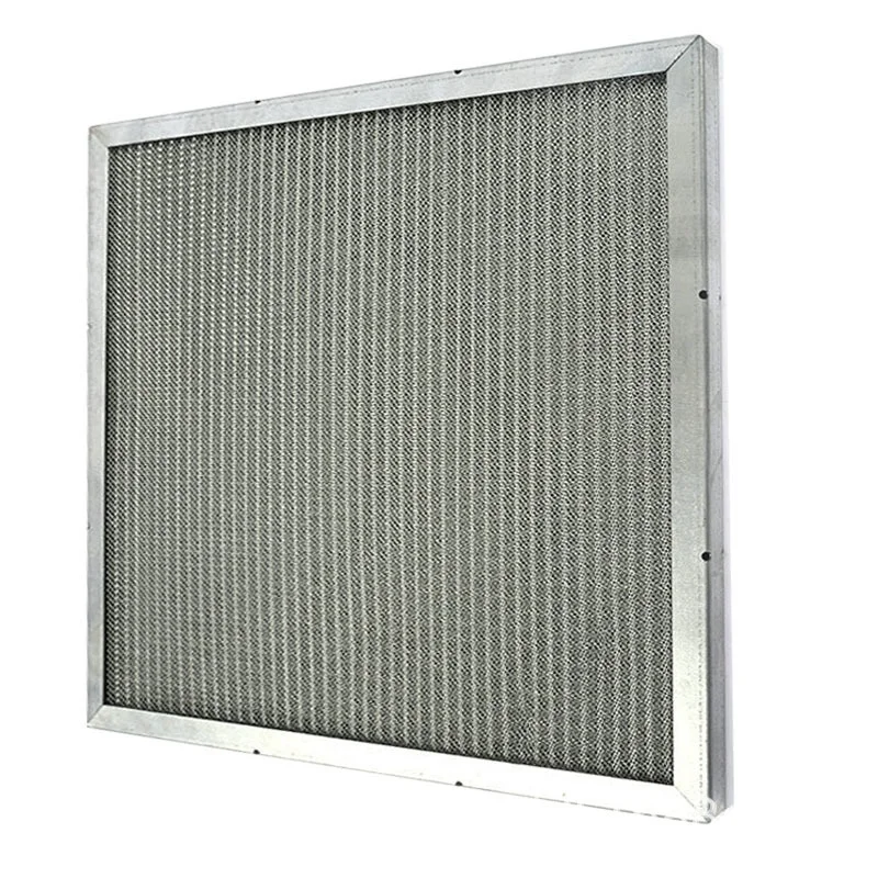 Iron Wire Mesh Filter Porous Stainless Steel Screen Mesh Grease Primary Filter Customized service For Industrial Furnace