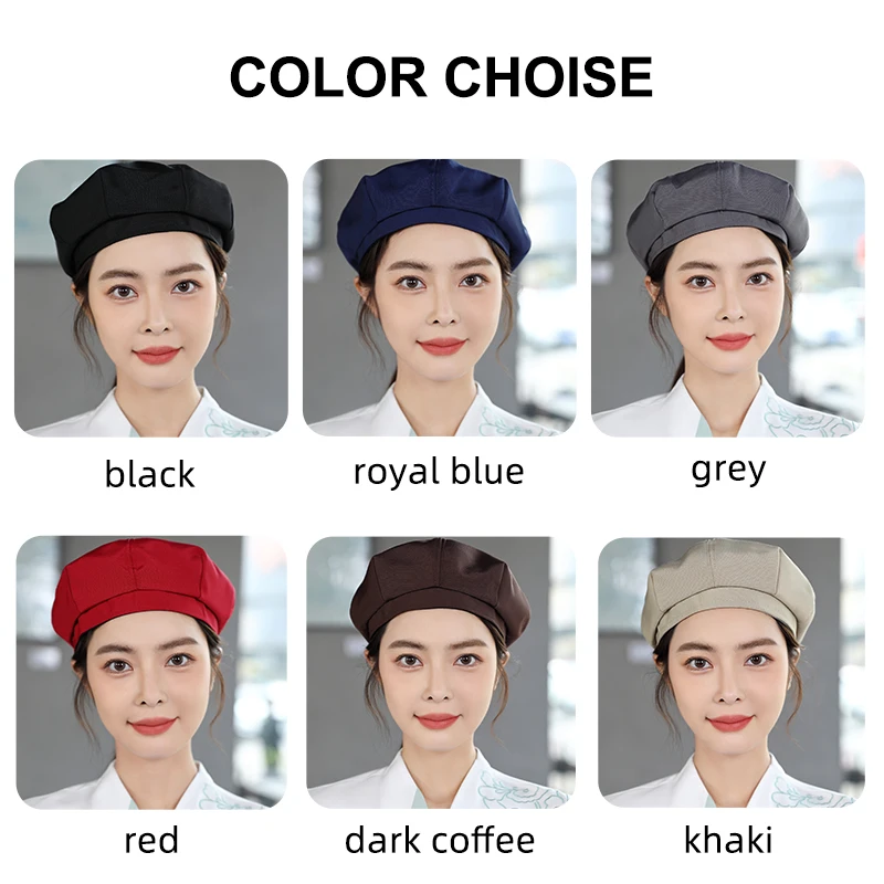 Best Quality Autumn Beret for Bar Coffee Food Service Cooking Kitchen Wear Outdoor Unisex Pumpkin Cap Chef Hat With Logo