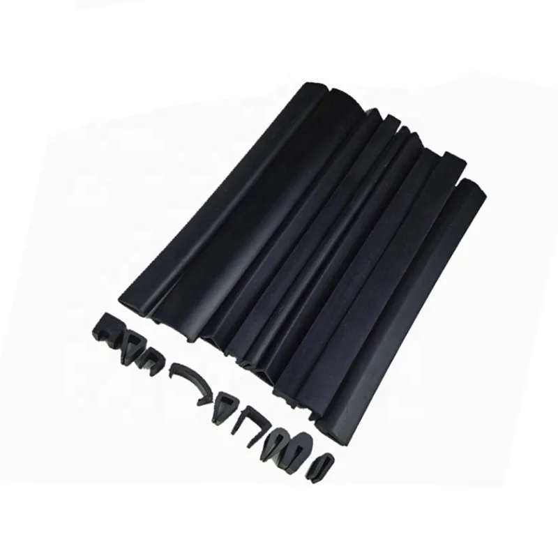 Полноразмерная резиновая U-образная Резиновая полоса для острых краев листового металла Толщина 1 2 3 4 мм