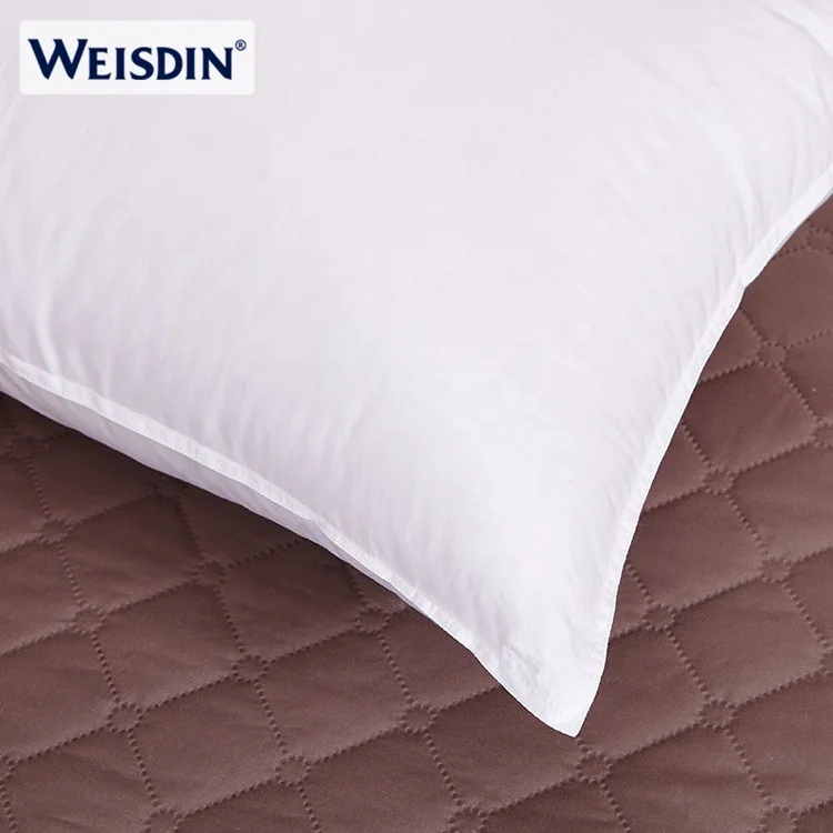Wholesale Hotel Polyester Pillow Custom  Size  Polyester Or Cotton Fabric Polyester Filling Bed Pillow