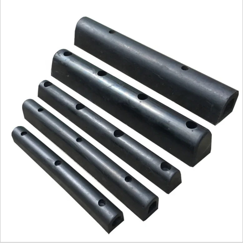Rubber anti-collision strip Rubber fender and anti-collision block Buffer board of ship shore wharf