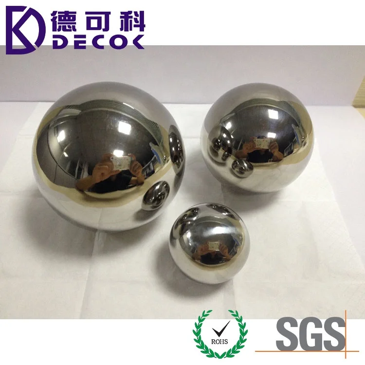 decorative brush 500mm stainless steel sphere / large garden decorative metal ball