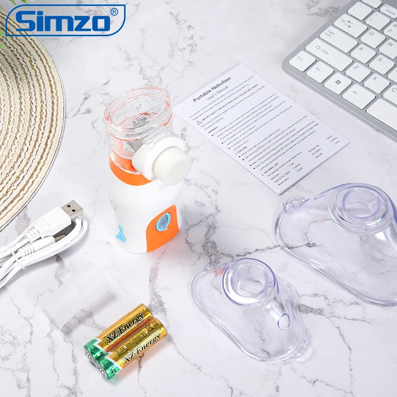 
Manufacturer Supply Portable Rechargeable Steam Inhaler Mesh Nebulizer 