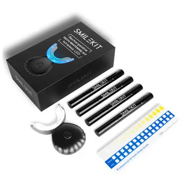 Teeth Whitening Oral Gel Kits 35% Peroxide Bleaching Dental Cleaning Care Tooth Whitener With LED Light