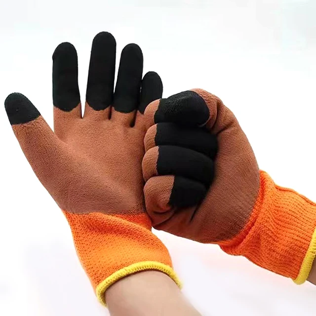 SWL005 Wholesale Latex Foam Gloves Rescue Labor protection Protective Waterproof Working Work Coated Glove