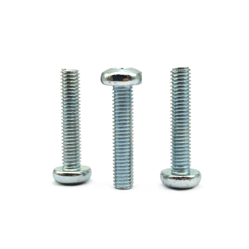 High hardness 10.9 12.9 grade pan head hexagonal socket machine screws M2 M2.5 M3.5 M4 M5