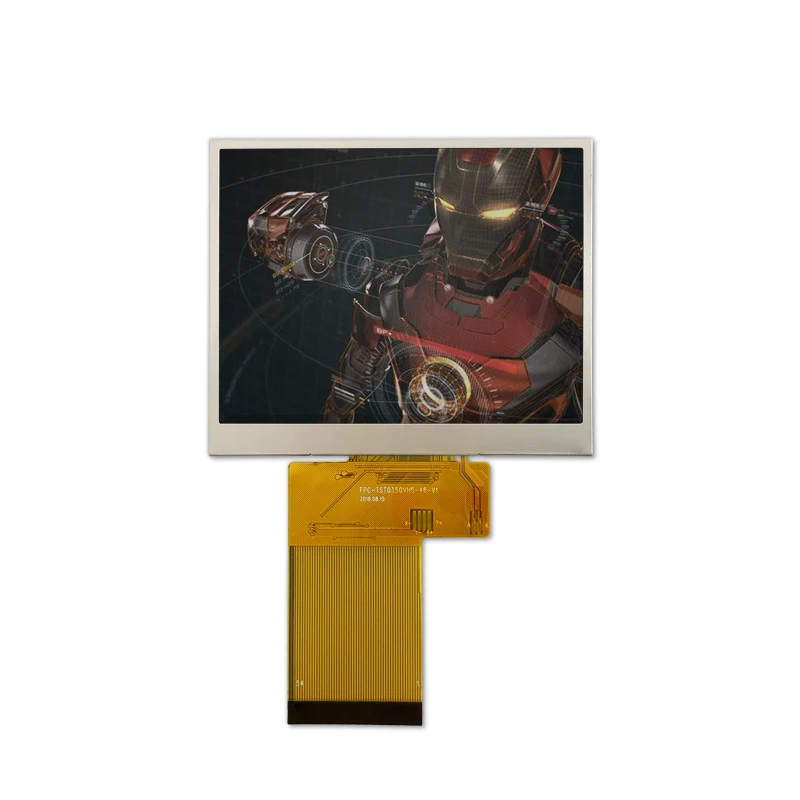 3.5' 3.5 inch 320x240 Resolution RGB Interface IPS TFT LCD Resistive Touch Screen With ST7272A Driver