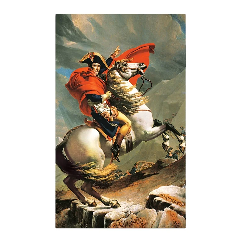 Hot sale French Napoleon Portrait Printing Posters For Living Room Art Pictures Canvas Prints Figure Wall Art oil Painting