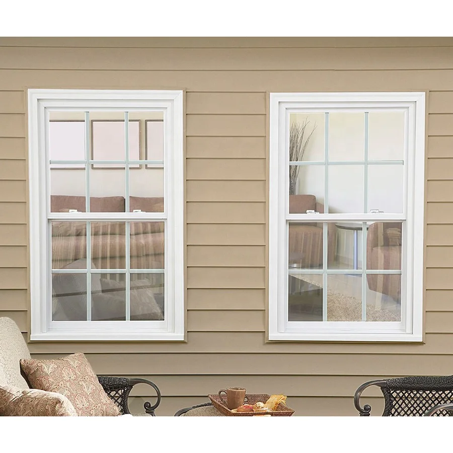 Upvc Prefabricated Frames House Windows Swing Large Modern Glass Window