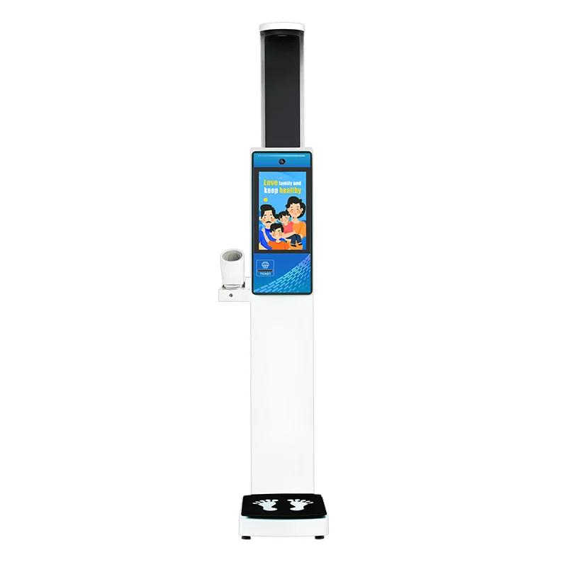 Human Weight Measurement Scale with Height Blood Pressure Height and Weight Measuring Machine Medical Health Kiosk Scales