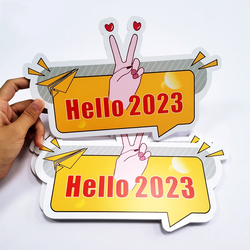 Customized Foam board Sign Photo Booth Props Cheering Photo Props