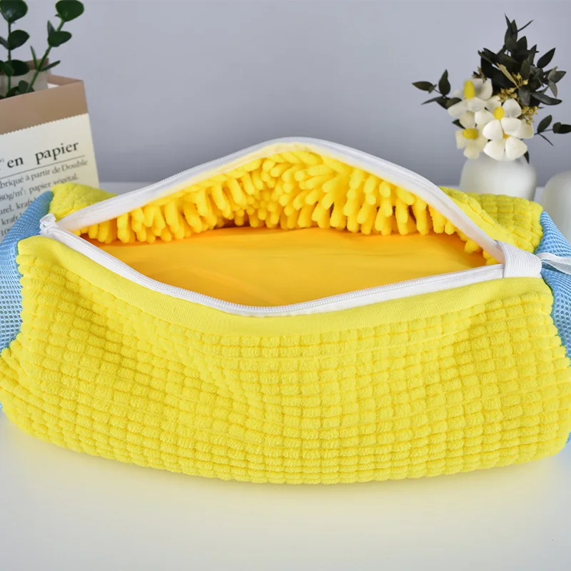 Reusable Shoes Shoe Sneaker Laundry Washing Wash Bag Cleaning Bag with Zipper For Washing Machine Washer Dryer Machine