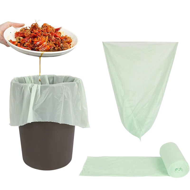 50 Rolls Small Size 100% Biodegradable Eco OEM Heat Seal Hdpe Garbage Bag