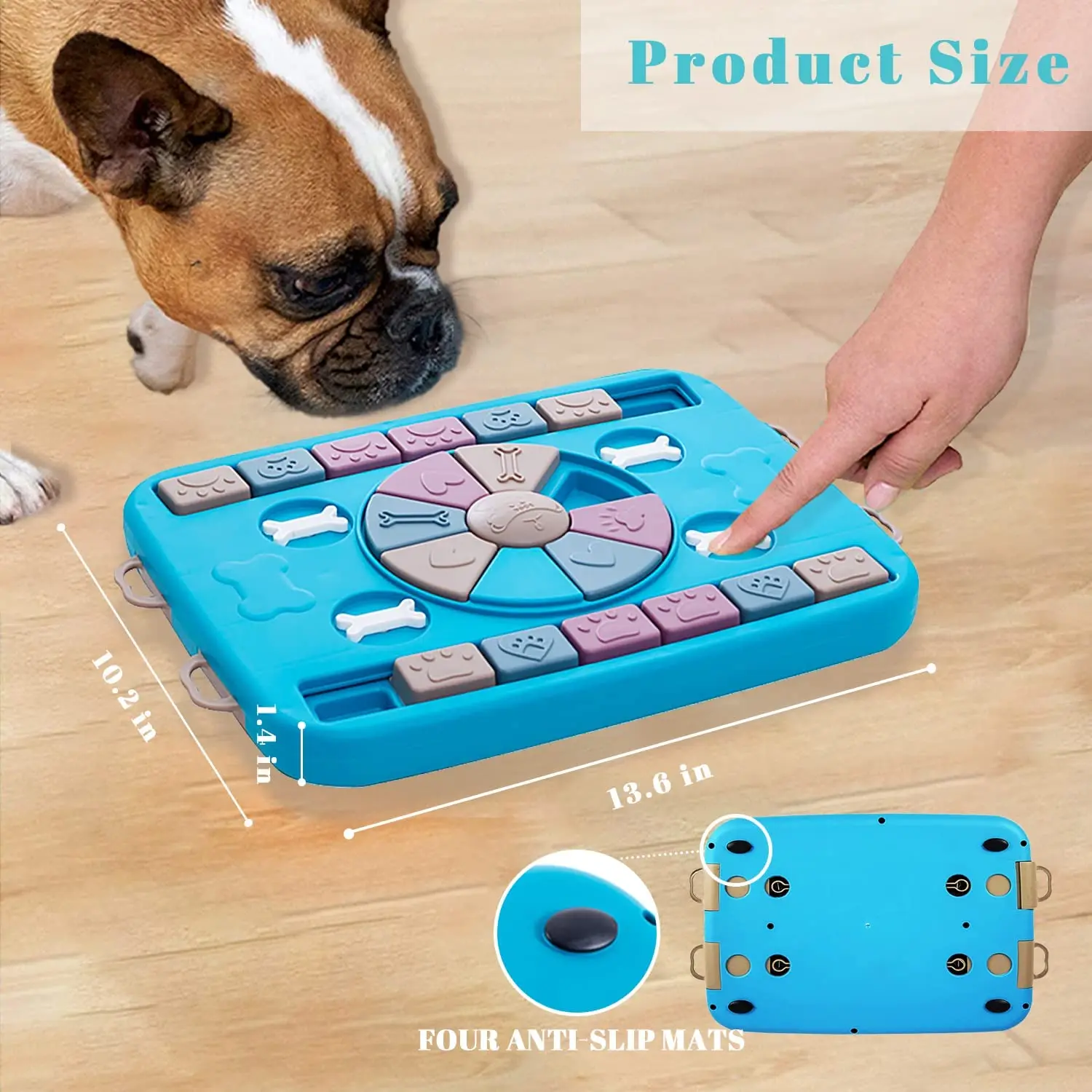 Interactive Dog Game Toys For Dog Treat Dispensing Toy Dog Puzzle Feeder Toys