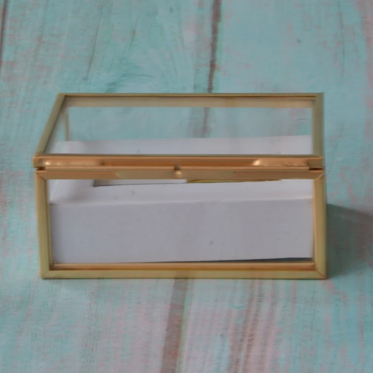 various colors micro glass box for usb flash drive with foam insert and lock photography personalized wedding gift OEM ODM