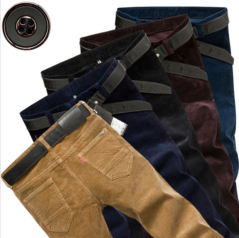 
wholesale oem casual mens cotton spandex heavy corduroy pants 