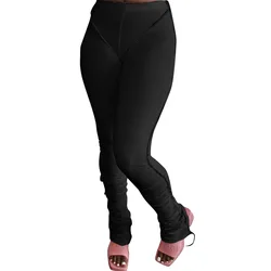 Trending Products 2021 New Arrivals Stacked Sweat Pants Leggings Fit Slim Fall Sauna Pants