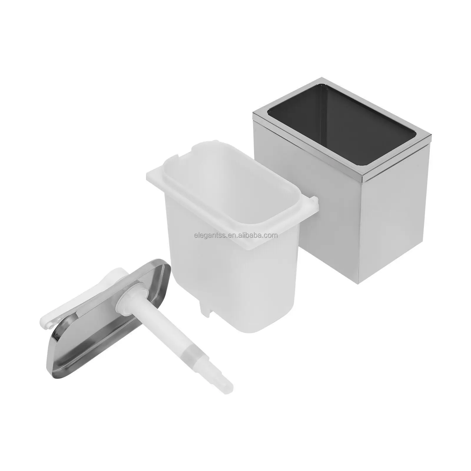 Elegant Commercial Stainless Steel Sauce Dispenser Pump Stainless Steel Ketchup Sauce Pump