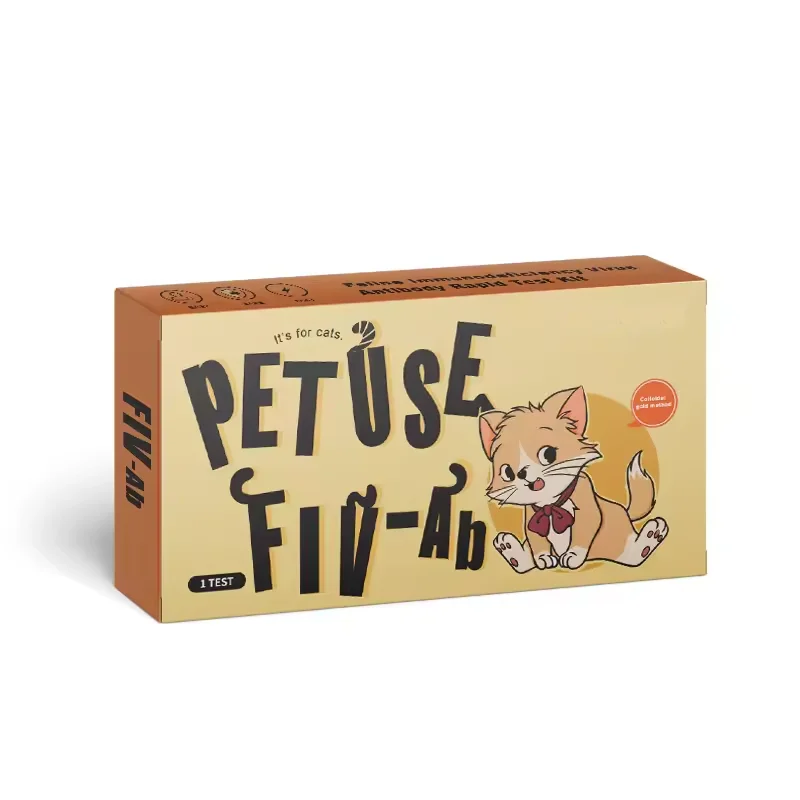 Home Use Feline lmmunodeficiency Virus Antibody FeLV FIV Rapid Test Kit