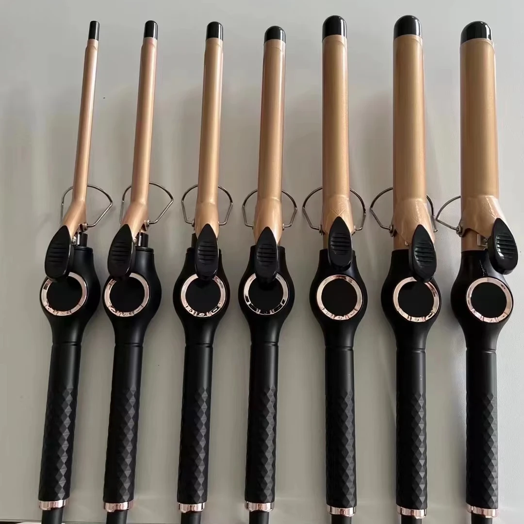 PRITECH Professional Ceramic Hair Curler New 3 Barrel Wavy Iron LCD Display Three Tubes with PTC Heater Best Price