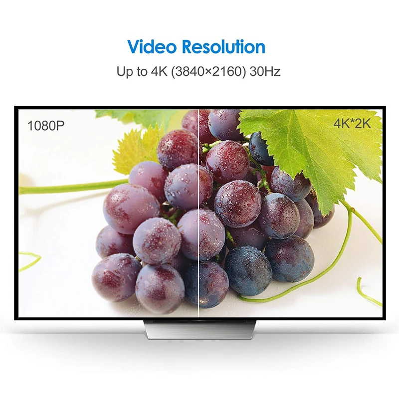 3D 4K 2160P 1080P штекер-штекер позолоченный Высокоскоростной конвертер HDMI