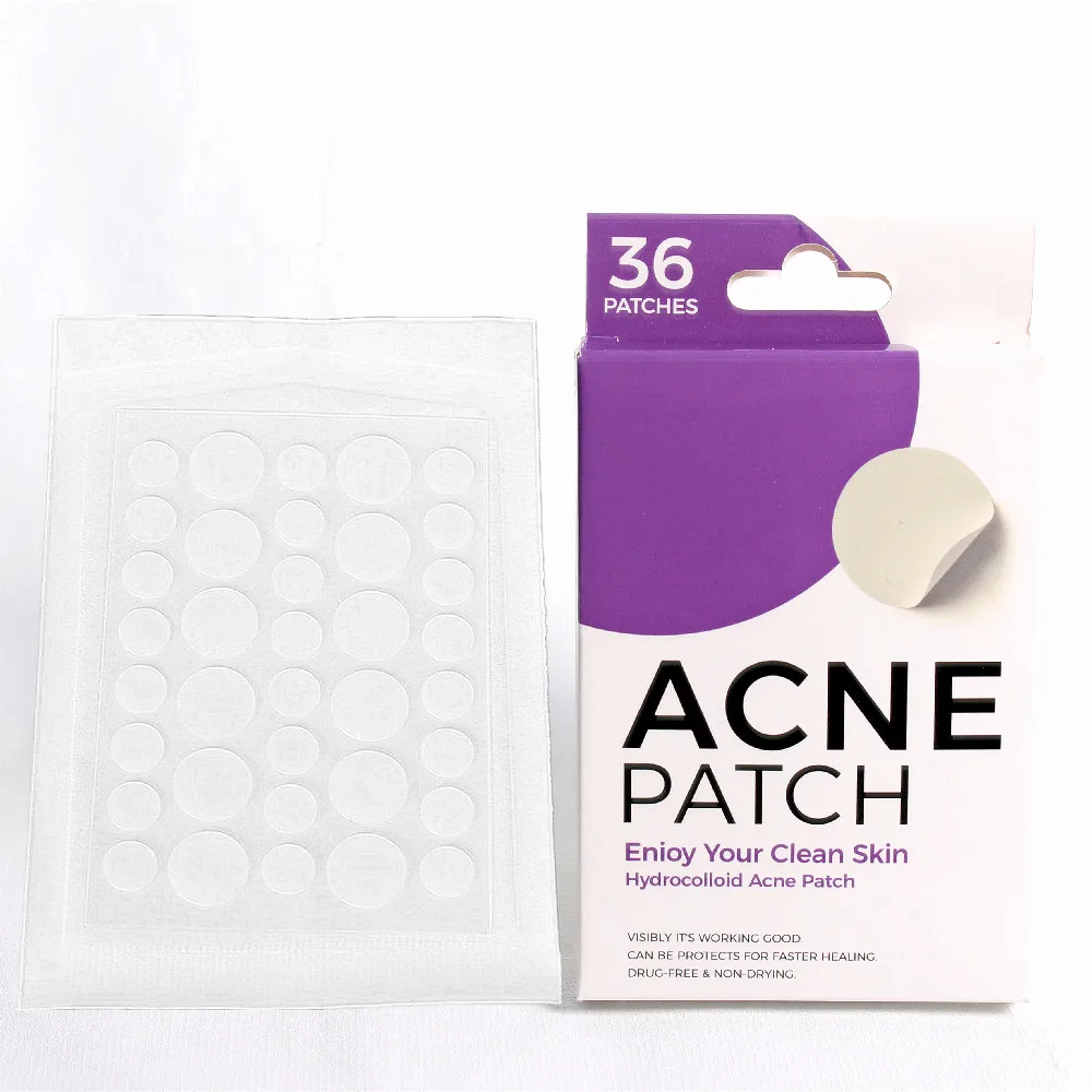 Custom Oem Face Acne Sticker Spot Patches Mask For Pimple Hydrocolloid