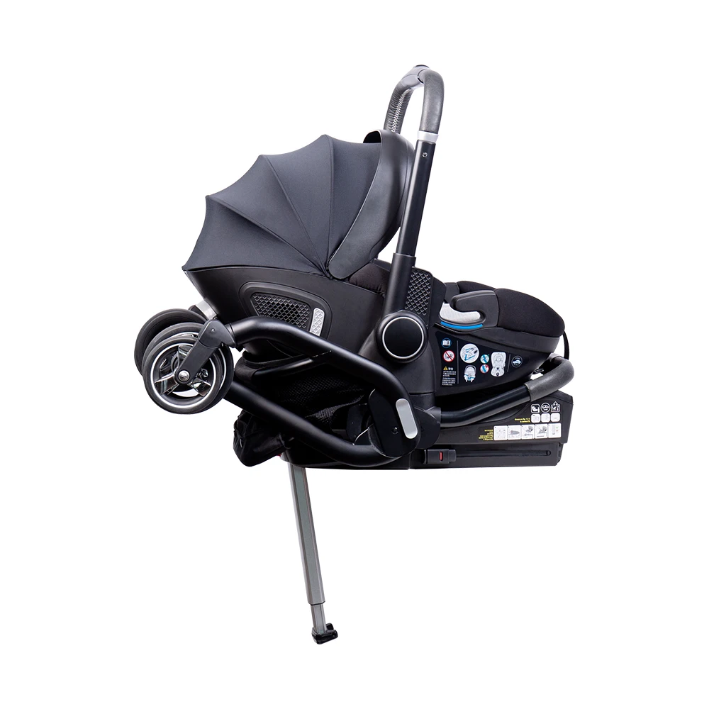 S366 Baby Stroller 3 In 1 With Car Seat Function With Adjustable Putter Luxury Stroller Baby With Universal Wheel & ISOFIX Base