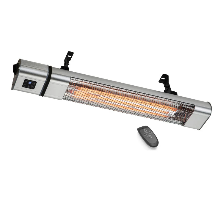 Уличный обогреватель из углеродного волокна IP65, корпус из алюминиевого сплава с дистанционным управлением, потолочный обогреватель патио