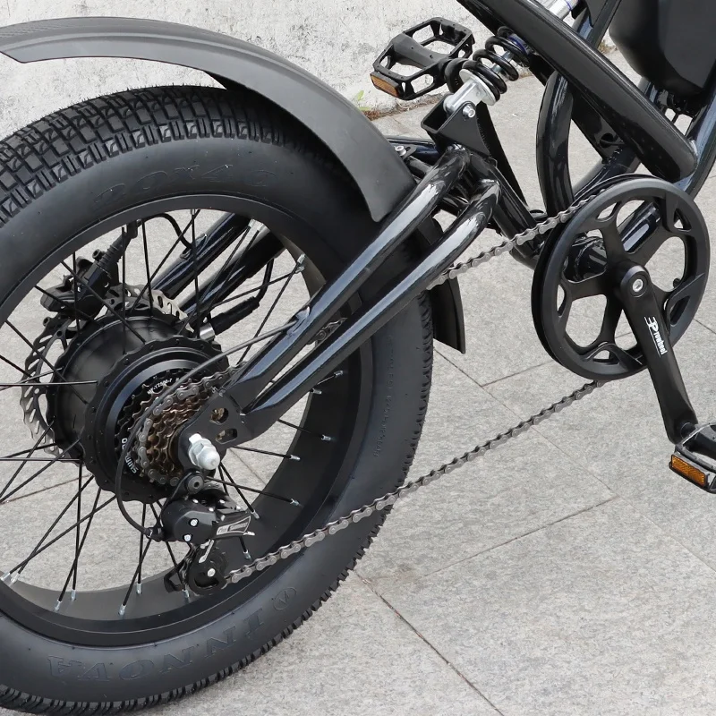 Hot sale 48V 500W 750W Power China Cheap Full Suspension Retro Vintage E Bike Ebike Dirt Mountain Fat Tire Bicycle Electric Bike