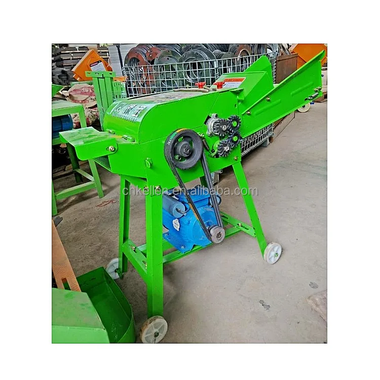 Electric 4 blades conveyor belt chaff cutter price list in kenya/Grass grinder