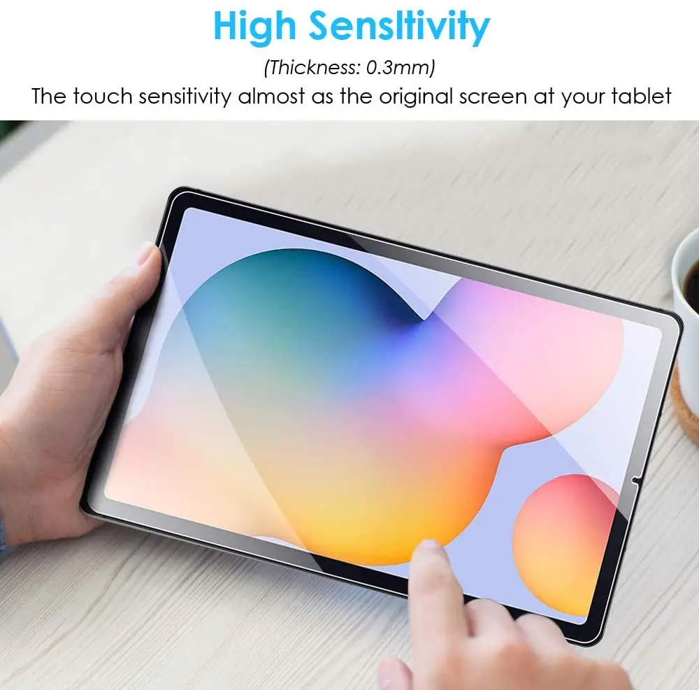 Screen Protector Anti-Scratch 9H Bubble Free Tablet Clear Tempered Glass For Samsung Galaxy Tab A7 Lite 8