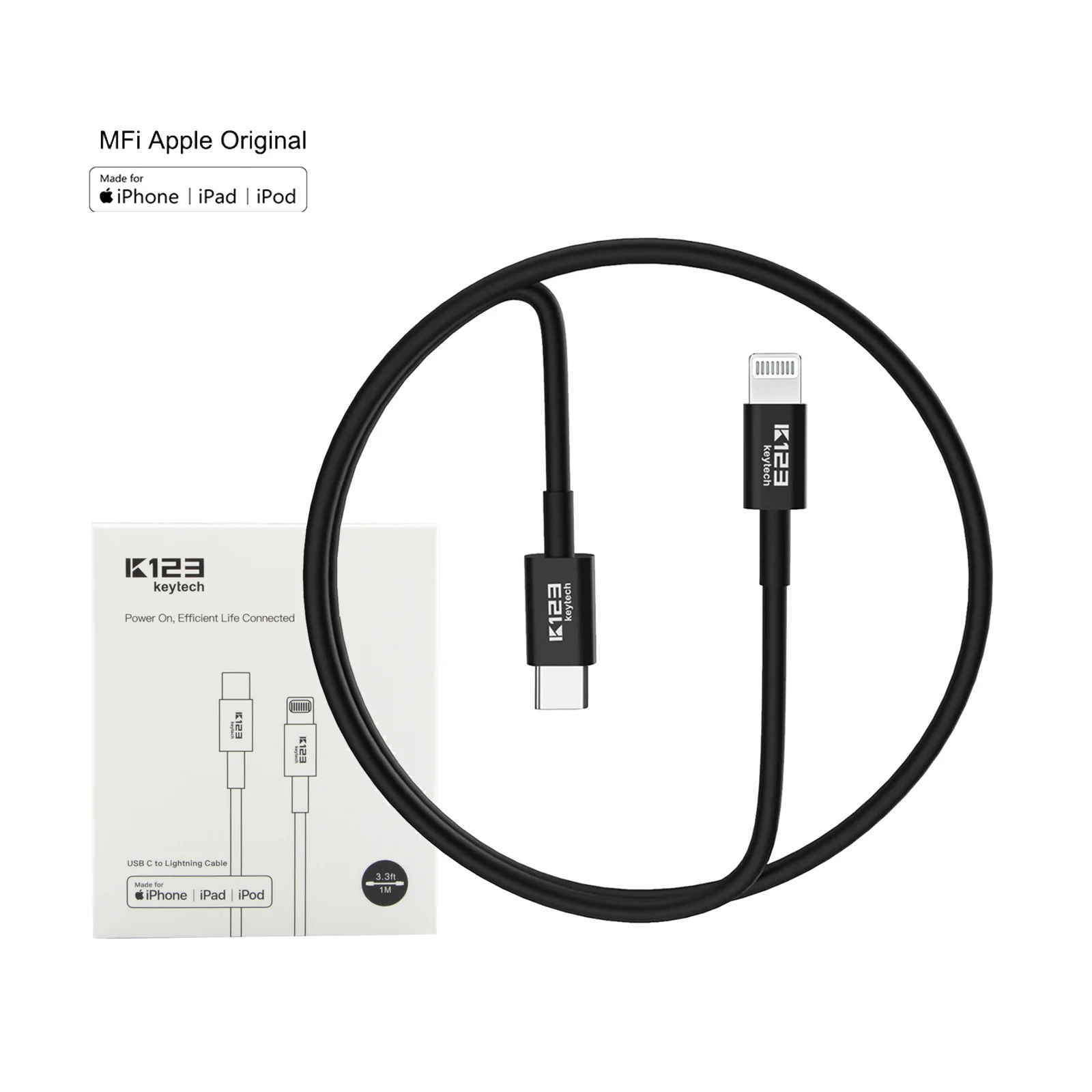 For iPhone Data Cable 1M 2A Cell Phone Fast Charger USB Cables Charging Cord For iPhone Charger