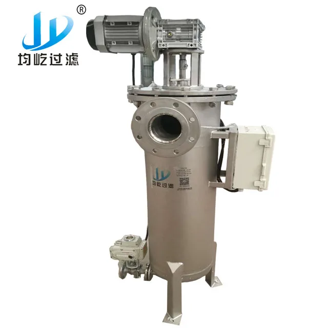 Automatic stainless steel self-cleaning rotary filters