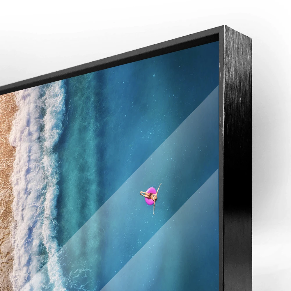 Hot Sell Luxury Fashion Landscape Seascape Acrylic Prints Art Metal Frame Painting Canvas Painting Wall Art for Bedroom