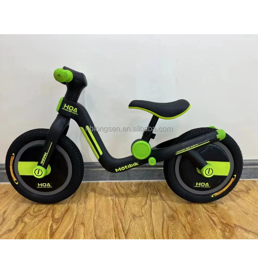Aluminum Alloy Frame Kids Balance Bike/12 Inch No Pedal Toy Running Bicycle/mini Cooper Children Sliding Cycling