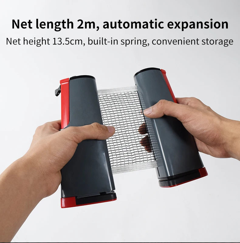 Customizable High Quality Retractable Mobile table tennis Net Post Portable Extensible Table Tennis Net