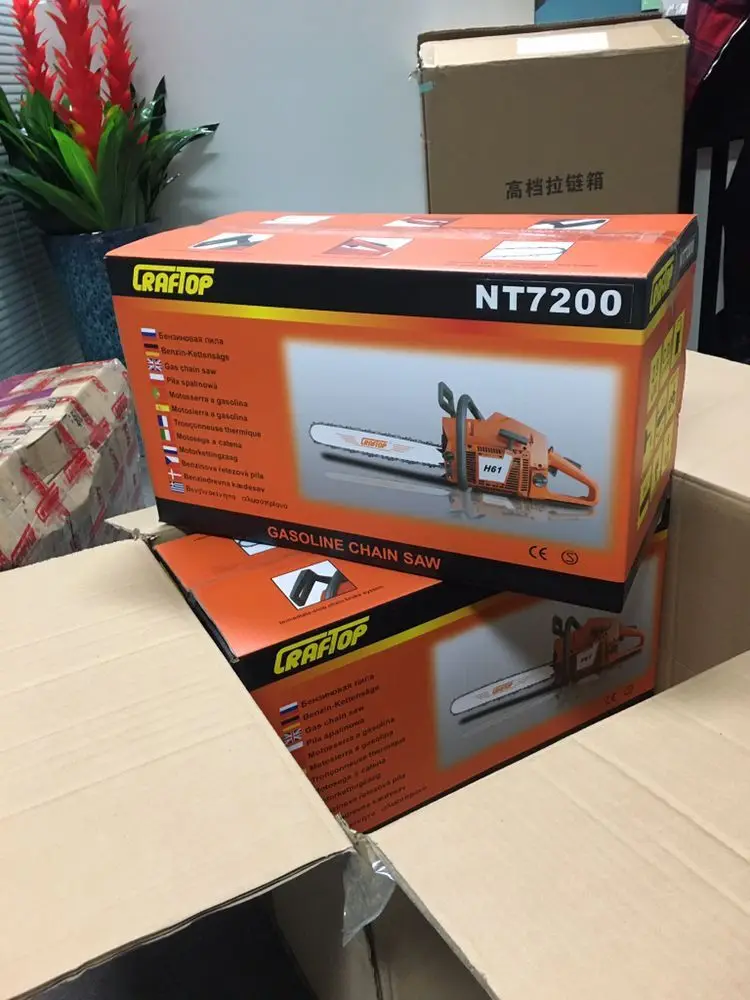 NEWTOP высокое качество 72CC бензопила NT7200 все части совместимы с Hus 272xp