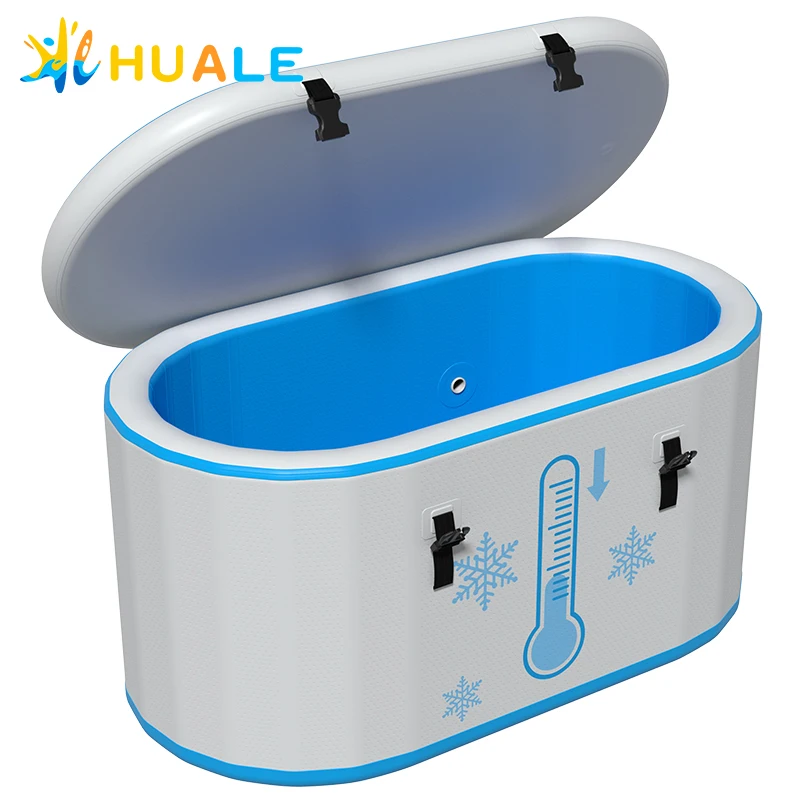 Factory Wholesale Oem Recovery Inflatable Portable Cold Insulated Hot Plunge Bath Icetub Pot Tub Ice Bath With Cooling System
