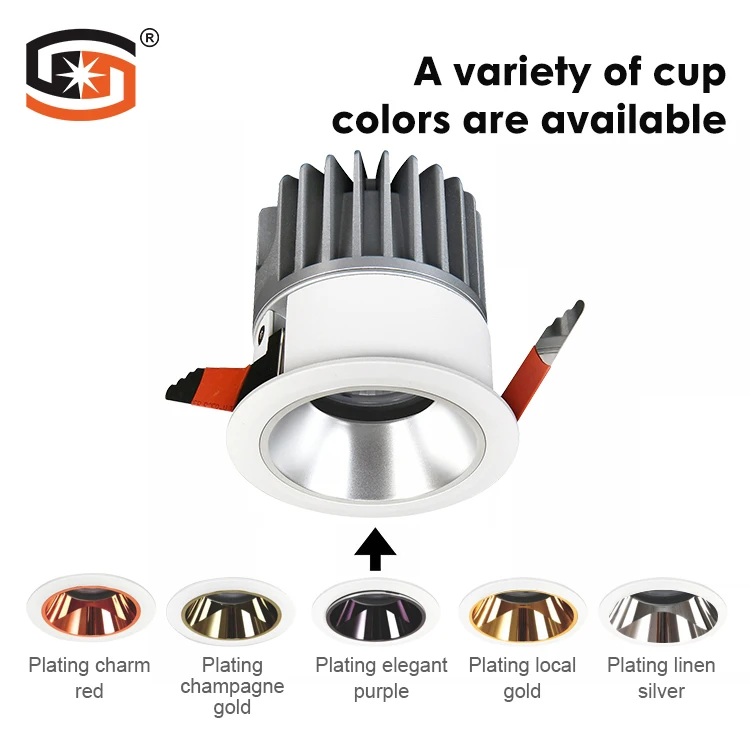 Новый дизайн светодиодный модуль Downlight черный Tuya затемняемый глубокий отель Waterpoof Ip65 вниз свет
