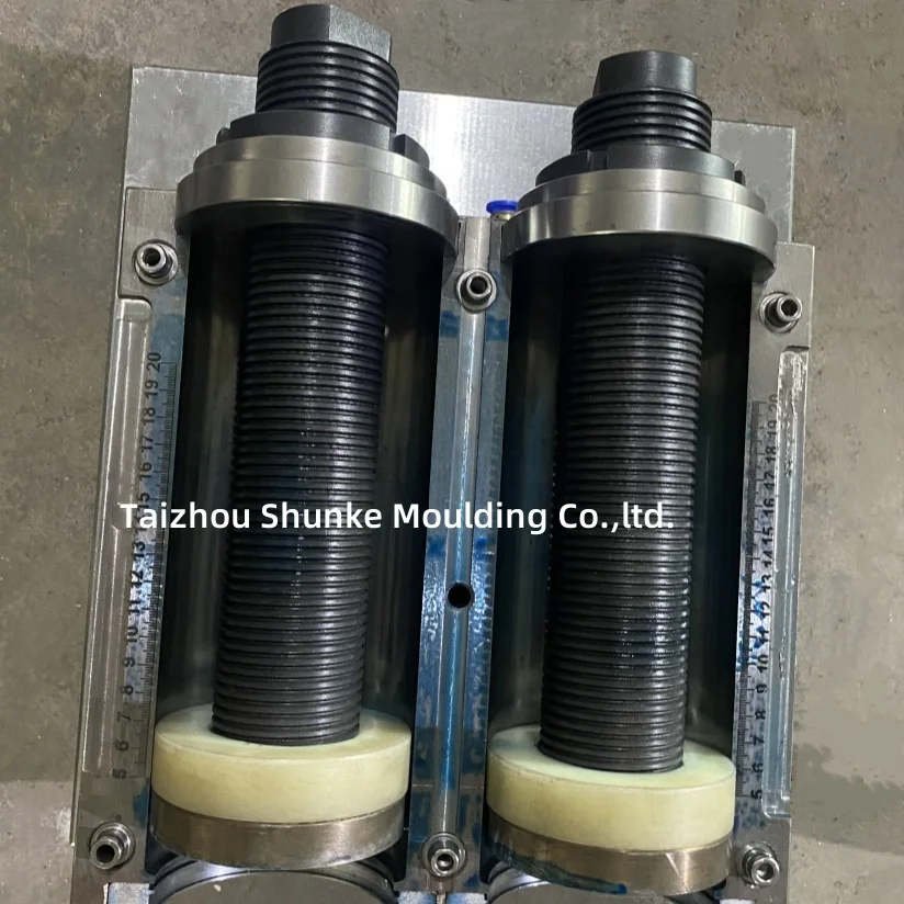 plastic jar blow molding machine   jar blowing mold 2 cavity cosmetic jar