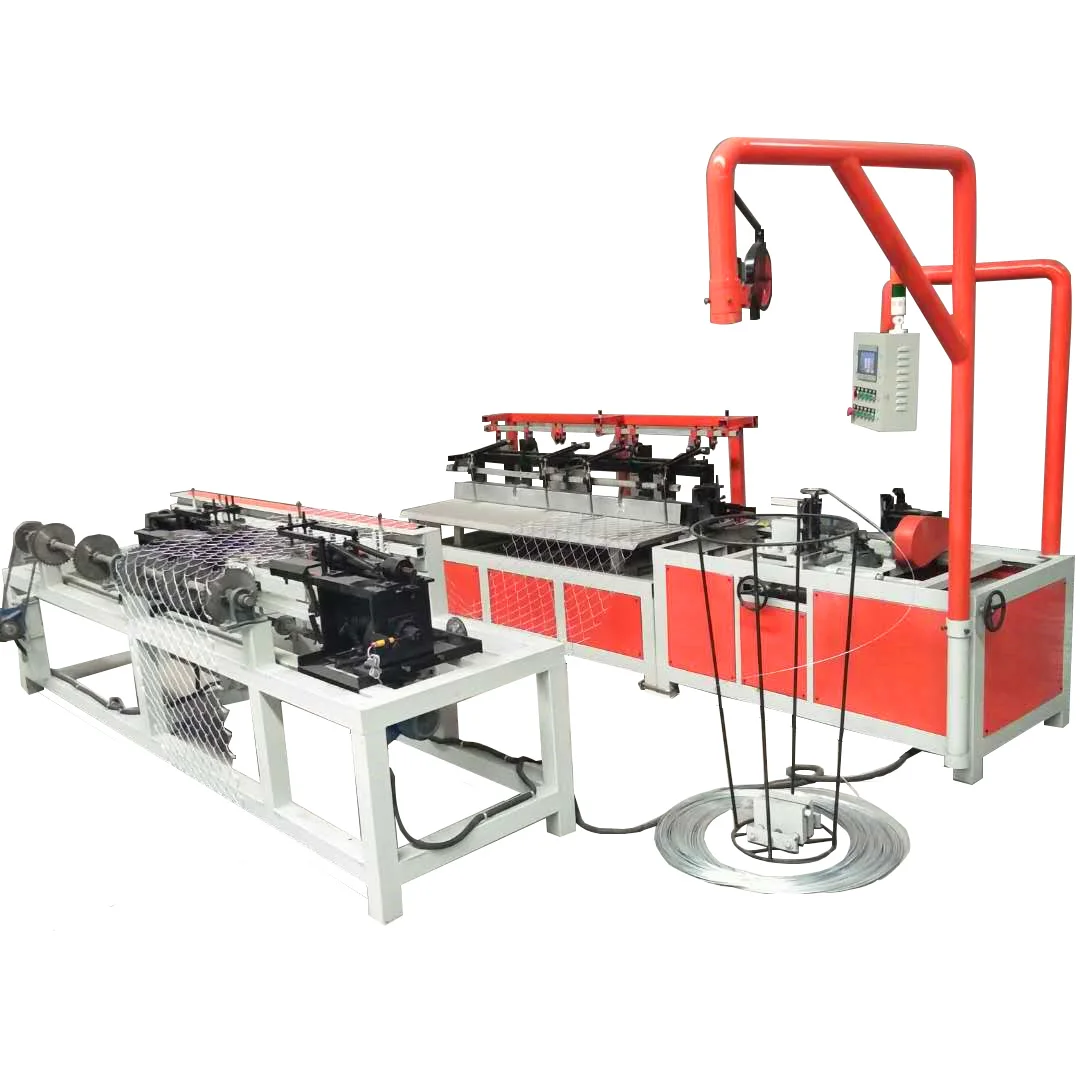 Fast speed automatic chain link fence machine parts price  semi-automatic chain link fence machine