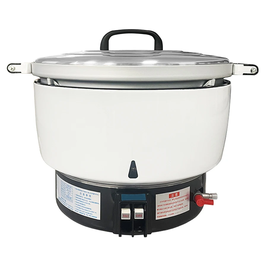 Good Price Kitchen Appliances Stainless Steel Gas Rice Cooker 15L For Restaurant And Canteen Big Capacity