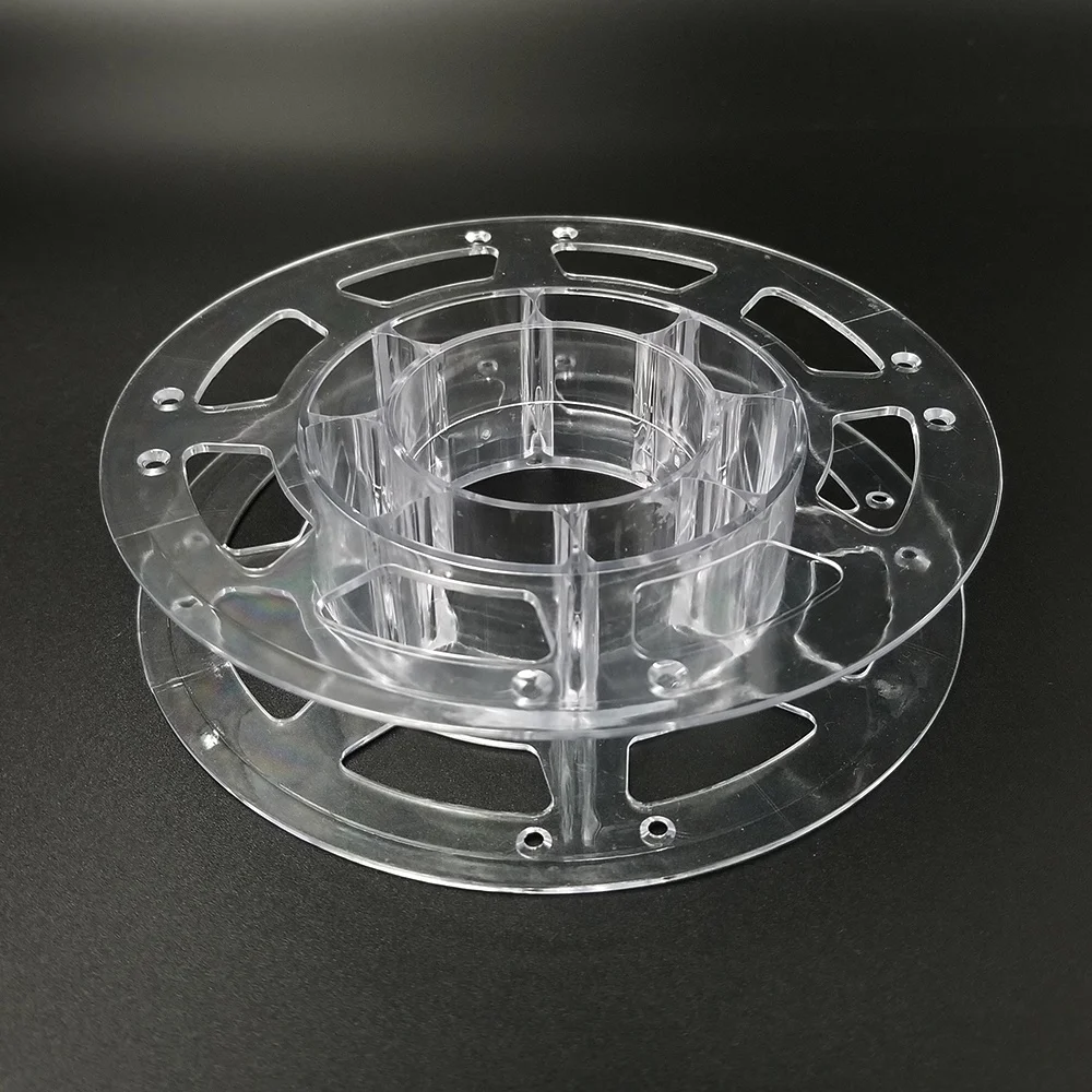 3d filament empty clear filament transparent plastic spool 0.2kg loading