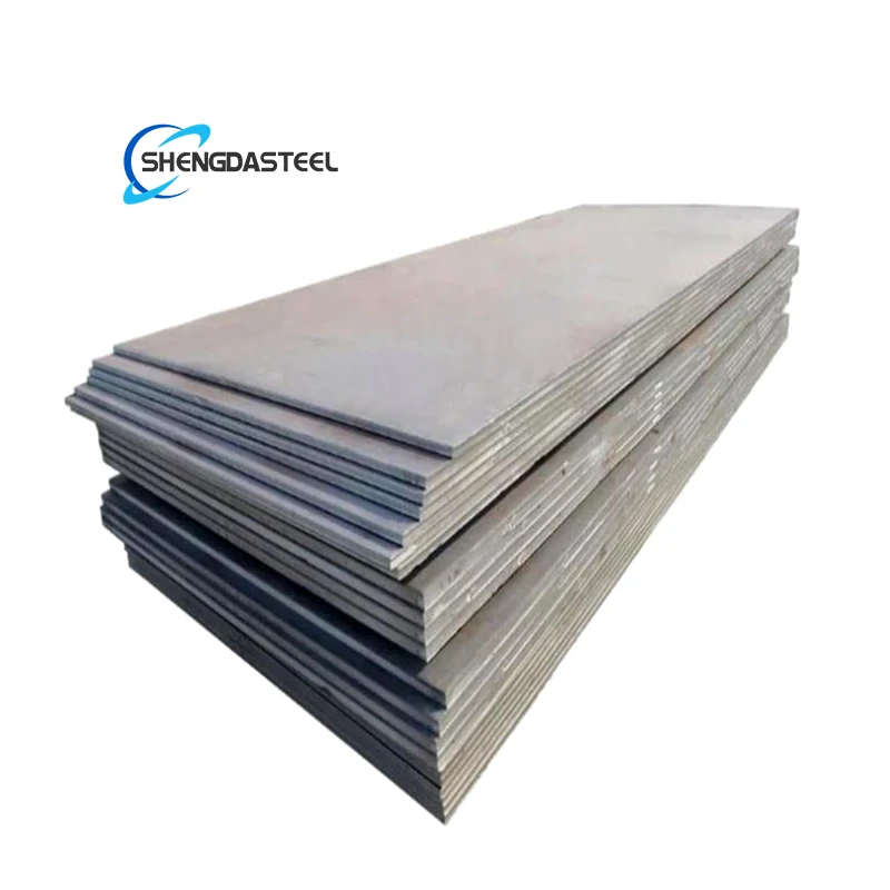 ASTM A36 A572 GR50 S355 J2 4x8 Iron Steel SS400 Hot Flat Plate Metal Sheets Mild Carbon Steel Plates