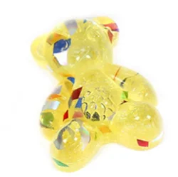 Crafts Bear Cabochons hot sale colorful flatback bear cabochons for keychain ResinResin Crafts