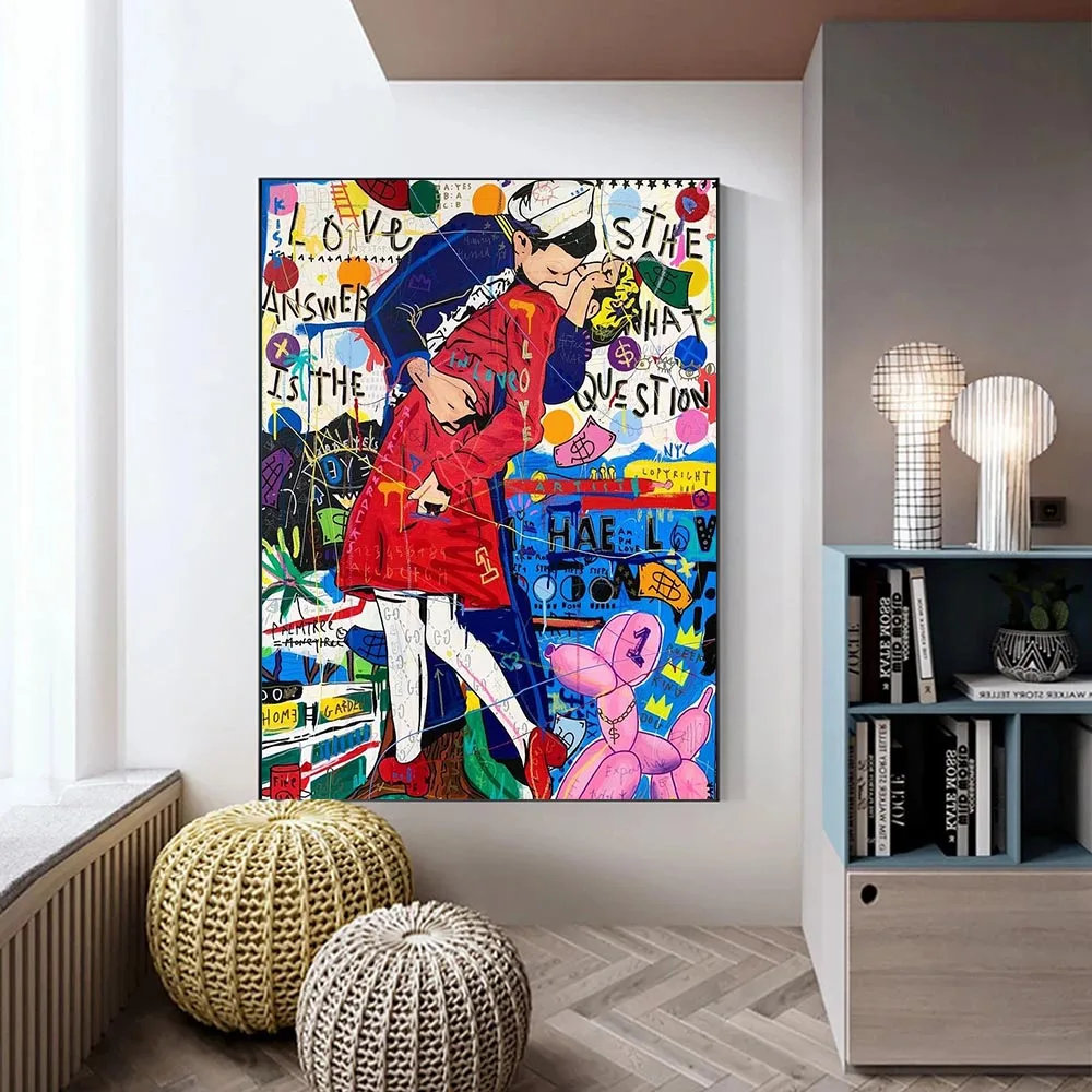 Modern Home Decoration Print Street Art Canvas Paintings Naked Women Poster Pop Art Graffiti
