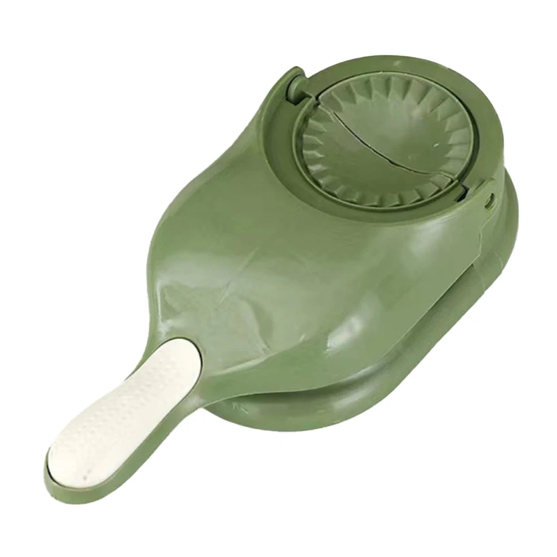 Household 2-in-1 plastic manual dumpling machine maker dough tool kitchen dumpling mold
