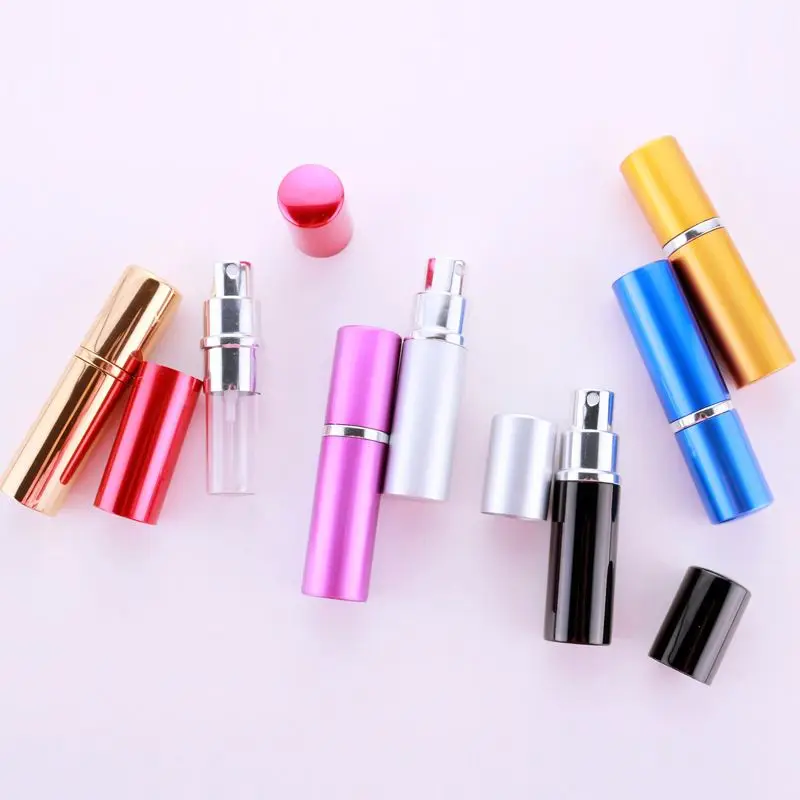 100ml Empty Perfume Glass Bottle Makeup Containers Refillable Packing UV Golden Essential Oil Bottles with Pump Sprayer with Box