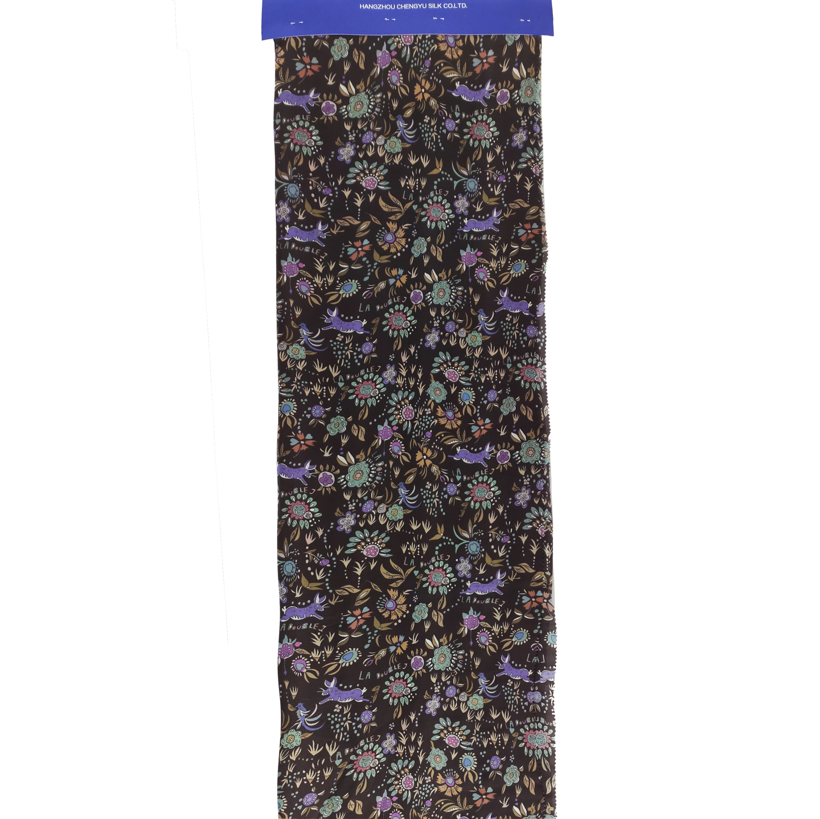 
Wholesale Factory Custom Cartoon Floral Print Silk Satin Fabric Twill Silk Satin Shawl Silk Crepe Fabric 