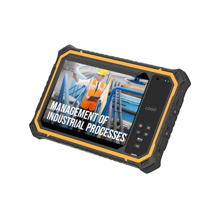 HUGEROCK T80 Octa Core Biometric Handheld Device Fingerprint Access Control System Industrial Tablet PC USB Type C MTK 8GB 128G